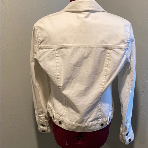 Eddie Bauer white jean jacket - Picture 5 of 5